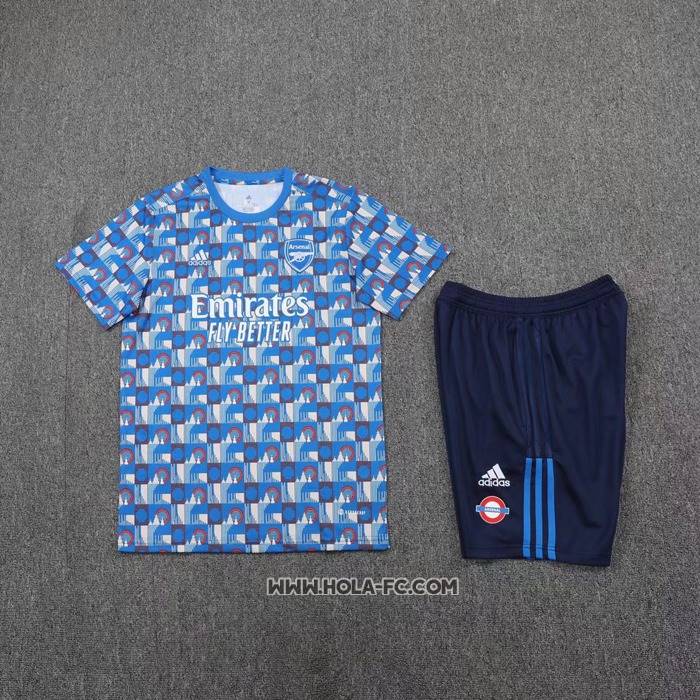 Chandal del Arsenal 2022-2023 Manga Corta Azul - Pantalon Corto